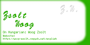 zsolt woog business card